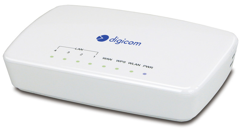 Digicom 8E4465 Fast Ethernet White wireless router
