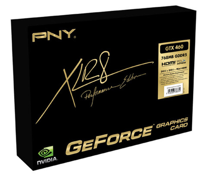 PNY GMGX460N2H70ZPB GeForce GTX 460 GDDR5 graphics card