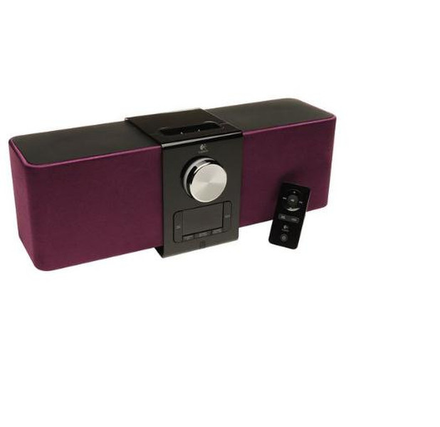 Logitech Pure-Fi Express Plus 2.0channels Purple docking speaker