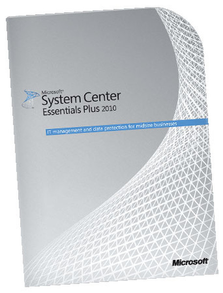Microsoft System Center Essentials Plus 2010, CML, 1u, DVD, ENG