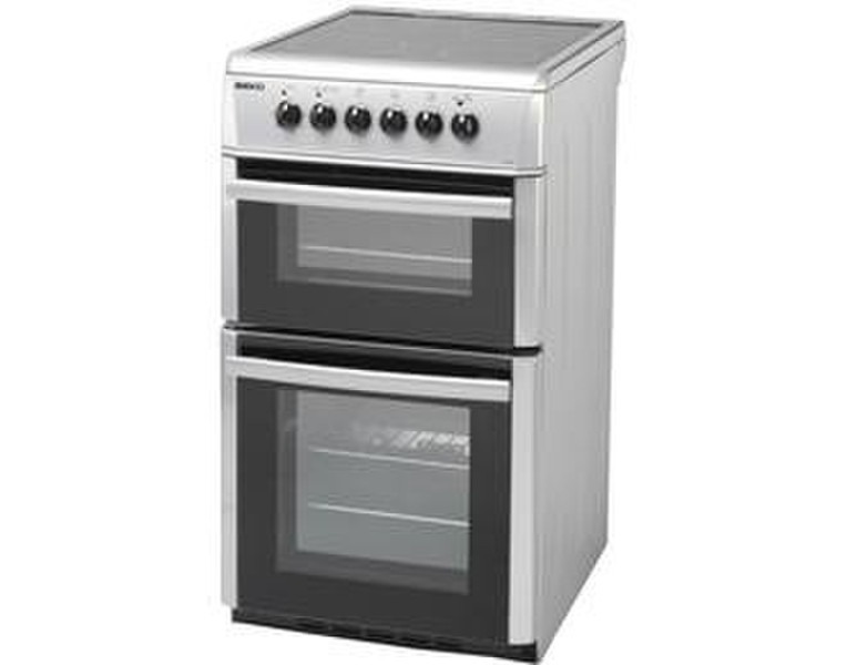 Beko DC5422S Freistehend Induktionskochfeld Silber Küchenherd