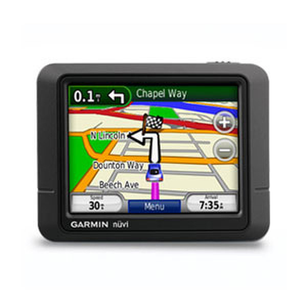 Garmin nüvi 245 Fixed 3.5Zoll LCD Touchscreen 147.42g Schwarz Navigationssystem
