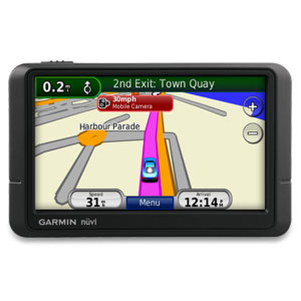 Garmin nüvi 245W Fixed 3.5Zoll LCD Touchscreen 147.42g Schwarz Navigationssystem