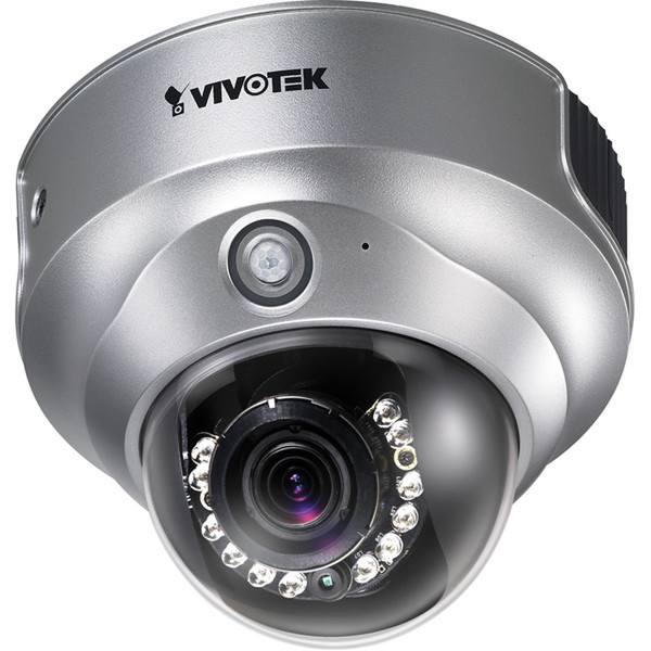 VIVOTEK FD8161, Tag/Nacht Fixed Dome Netzwerkkamera mit 2 Megapixel Auflösung,IR-LED, PoE, H.264 Kompression und PIR-Sensor für den Innenbereich