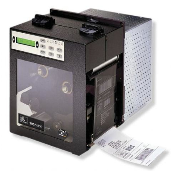 Zebra 110PAX4 Direkt Wärme/Wärmeübertragung 203 x 203DPI Schwarz Etikettendrucker