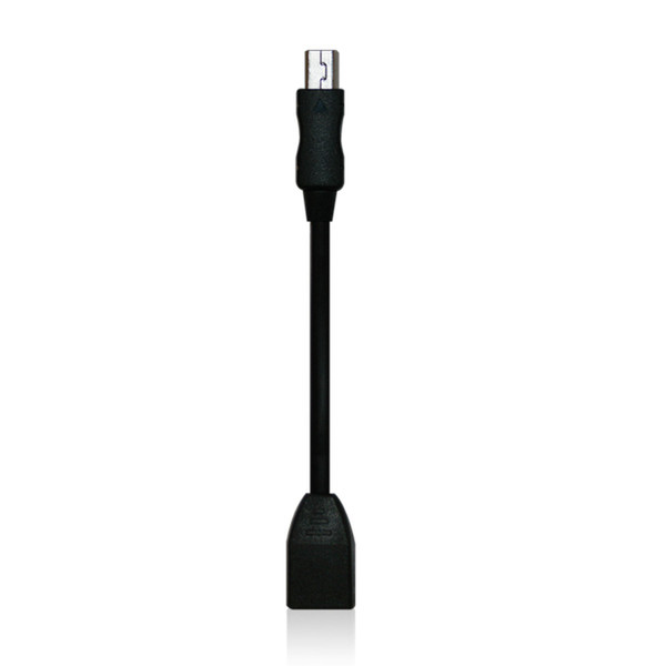 PURO Micro - Mini USB Mini USB Micro USB Black cable interface/gender adapter