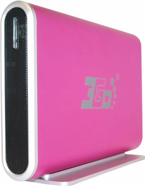 3GO HDD35P 3.5Zoll Pink Speichergehäuse