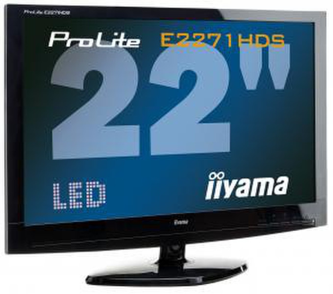 iiyama ProLite E2271HDS-1 22Zoll Full HD Schwarz Computerbildschirm