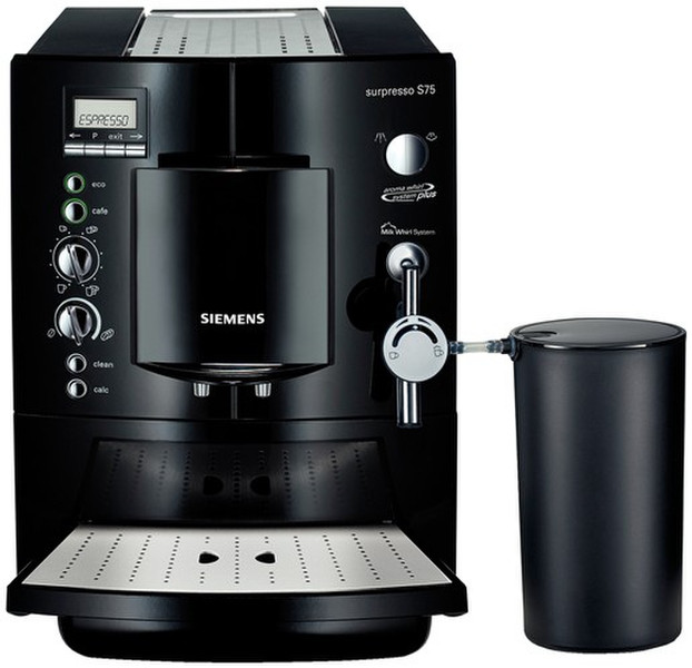 Siemens TK69009GB Espresso machine 1.8L Black coffee maker