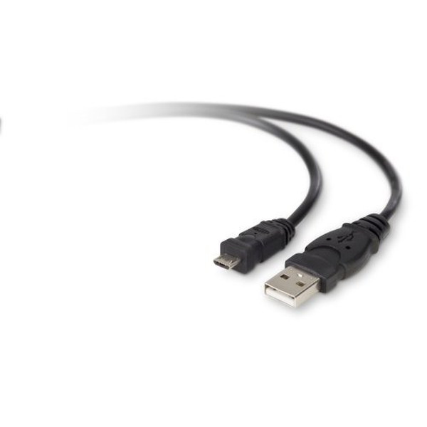 Belkin F3U151B03 0.9м Micro-USB B Черный кабель USB