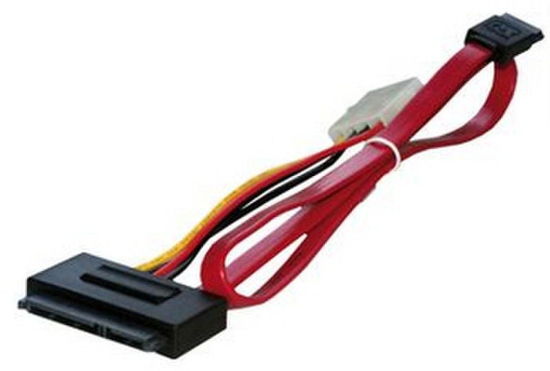 MCL MC553-0.3M 0.3м Красный кабель SATA