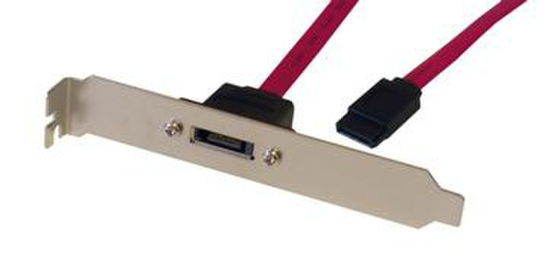 MCL MC555 0.3м SATA SATA Cеребряный кабель SATA