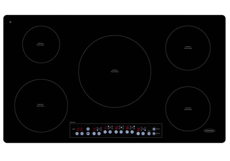 Britannia HOBINE905 Встроенный Induction hob Черный плита