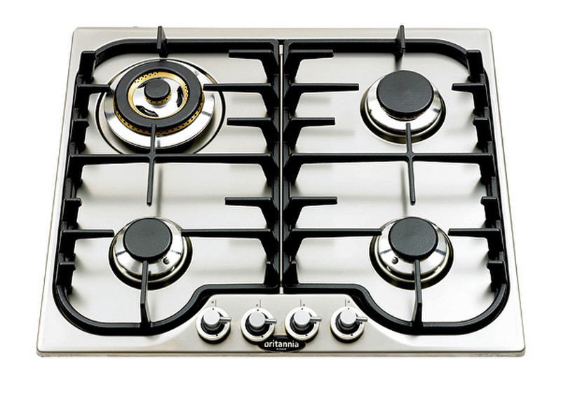 Britannia HOBH60SSF built-in Gas hob Stainless steel hob