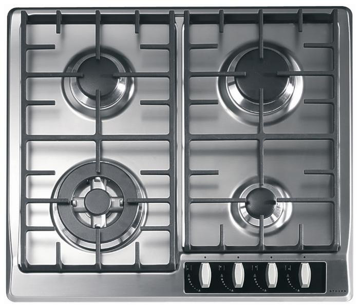Stoves S5-G600CW built-in Gas hob Stainless steel