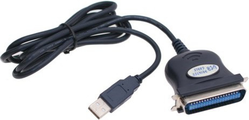 3GO C100 USB M Centronics FM Черный кабельный разъем/переходник