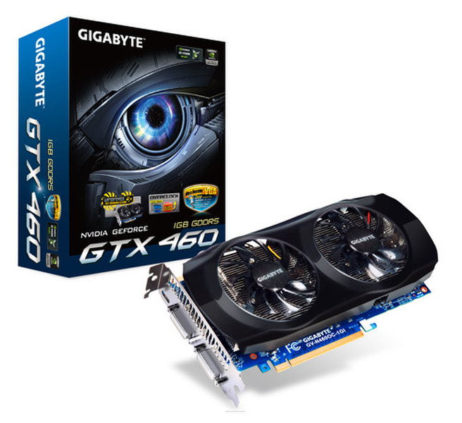 Gigabyte GV-N460OC-1GI GeForce GTX 460 1GB GDDR5 Grafikkarte