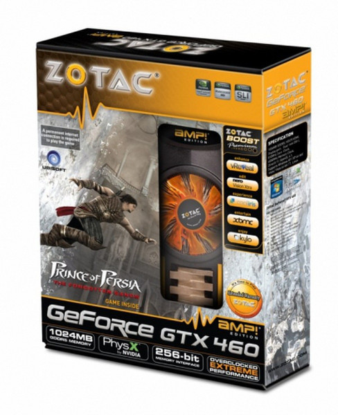 Zotac ZT-40403-10P GeForce GTX 460 1GB GDDR5 graphics card