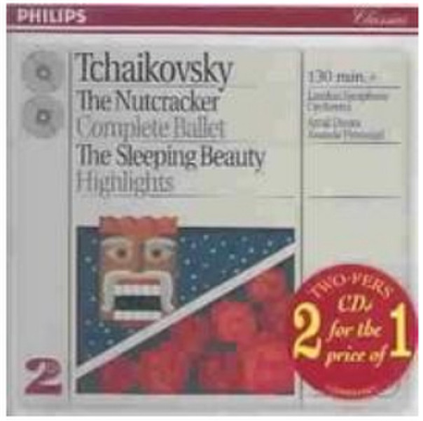 Philips Tchaikovsky: Nutcracker, Sleeping Beauty (1994) CD-R 700МБ 2шт