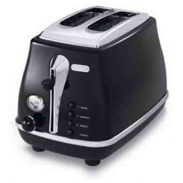 DeLonghi CTO 2003 BK 2slice(s) 900W Black toaster