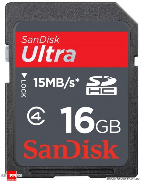 Sandisk Ultra SDHC 16GB 16GB SDHC Speicherkarte