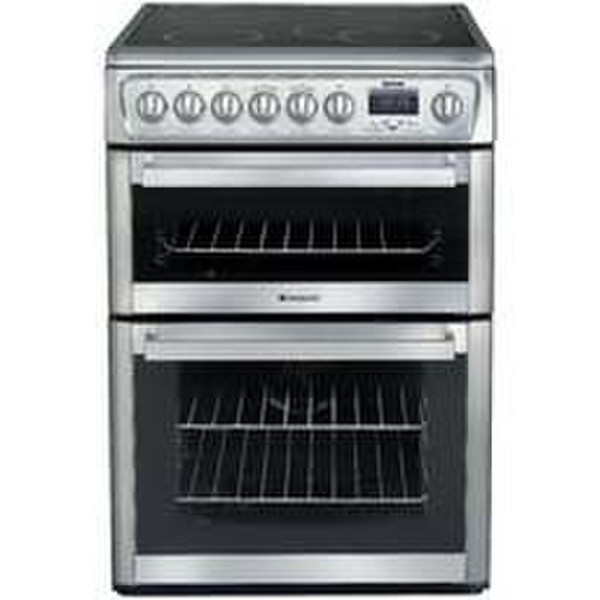 Hotpoint EW84X Freestanding Ceramic Stainless steel cooker