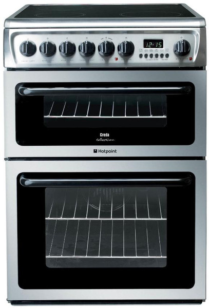 Hotpoint C367EXH Freestanding Induction hob Stainless steel cooker