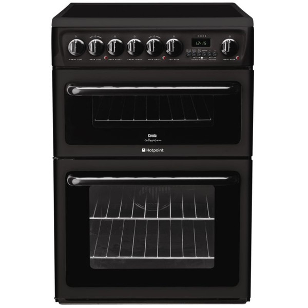 Hotpoint C367EKH Отдельностоящий Induction hob Черный кухонная плита