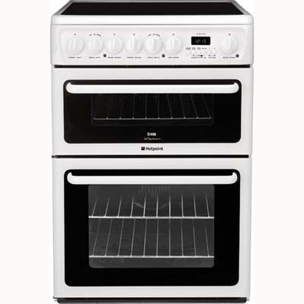 Hotpoint C367EWH Freestanding Induction hob White cooker