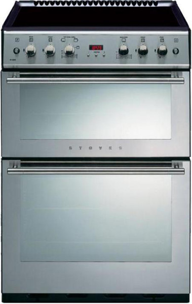 Stoves 61EHDO Freestanding Induction hob Stainless steel