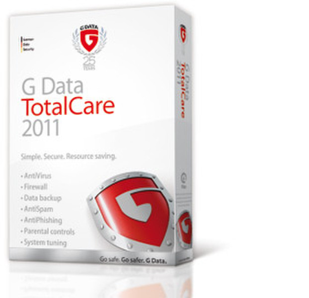 G DATA TotalCare 2011 3пользов. ENG