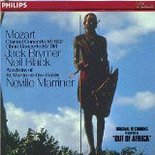 Philips Mozart: Clarinet & Oboe Concertos (1986) CD-R 700МБ 1шт