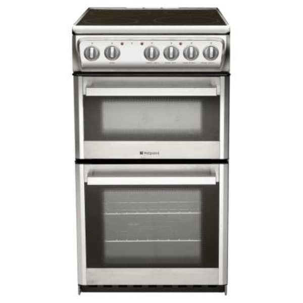 Hotpoint EW36X Freistehend Ceramic hob Edelstahl Küchenherd