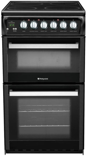 Hotpoint EW48K Отдельностоящий Gas hob Черный кухонная плита