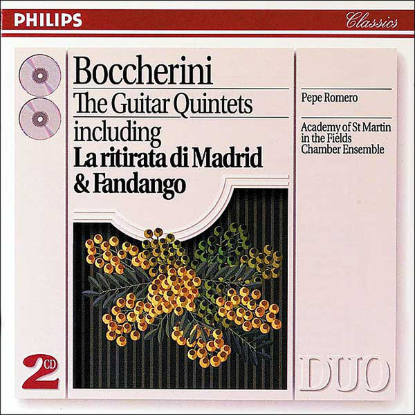 Philips Boccherini: The Guitar Quintets (1994) CD-R 700МБ 2шт
