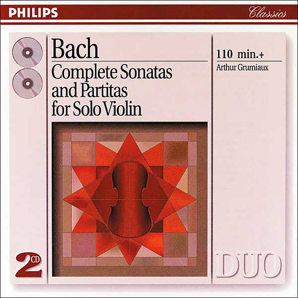 Philips Bach: Complete Sonatas & Partitas for Solo Violin (1993) CD-R 700МБ 2шт