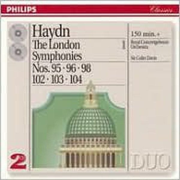 Philips Haydn: The London Symphonies, Vol. 1 (1994) CD-R 700МБ 2шт