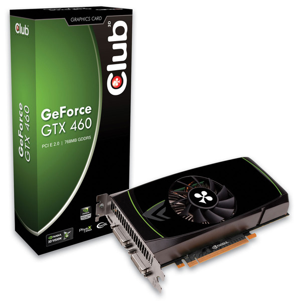 CLUB3D GTX 460 GeForce GTX 460 1ГБ GDDR5