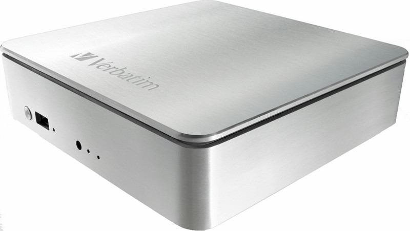 Verbatim MediaShare Home Network Storage 1TB 2.0 1000ГБ Cеребряный внешний жесткий диск