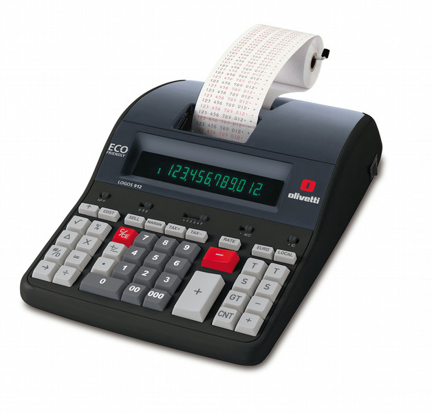 Olivetti Logos 912 Desktop Printing calculator Black