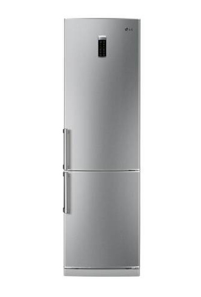 LG GB5135AVCW freestanding A+ Silver fridge-freezer