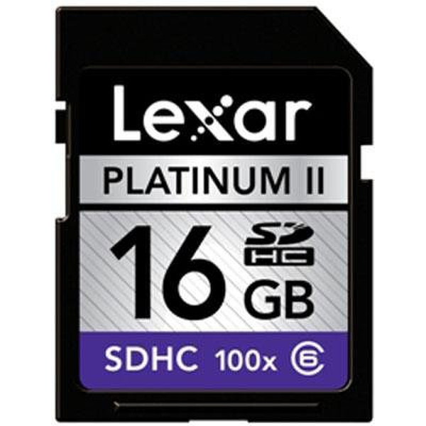 Lexar 16GB Platinum II 100x SDHC 16ГБ SDHC карта памяти