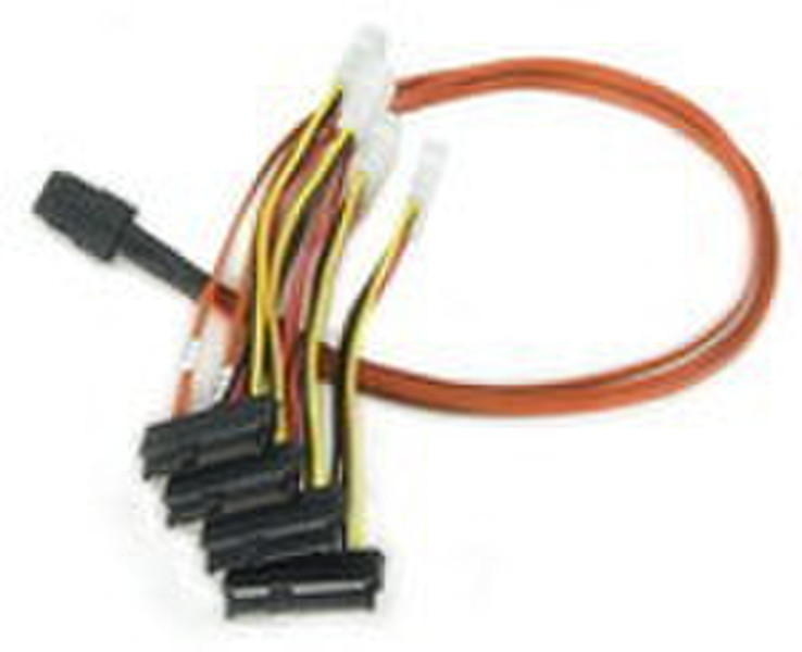 Microconnect SFF8087/4XSFF8482P-0 0.5м кабель SATA