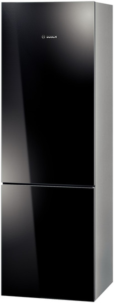 Bosch KGN36S53 freestanding 285L A++ Black,Stainless steel fridge-freezer