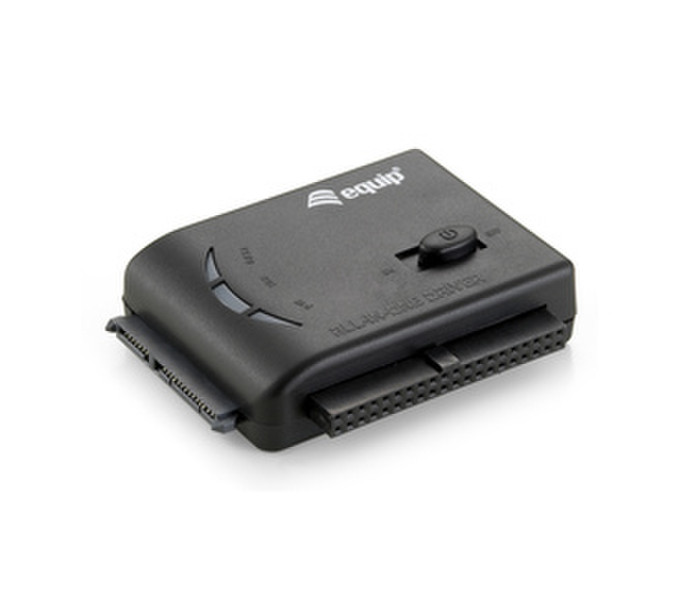 Equip USB 2.0 - SATA / IDE Converter USB 2.0 IDE Черный кабельный разъем/переходник
