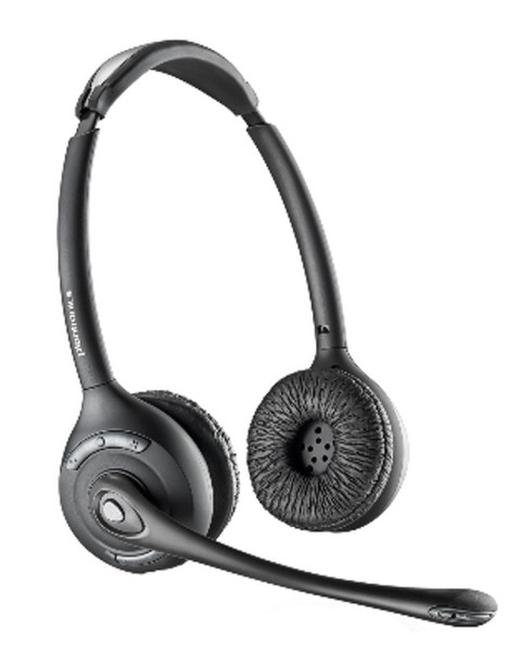 Plantronics WH350 Binaural Head-band Black headset