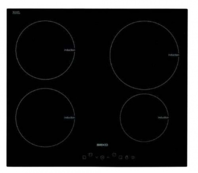 Beko HII 64400 T built-in Gas/Electric, electric induction Black