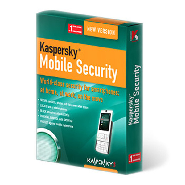 Kaspersky Lab Mobile Security 8.0, 1u, 1Y, PL 1пользов. 1лет POL