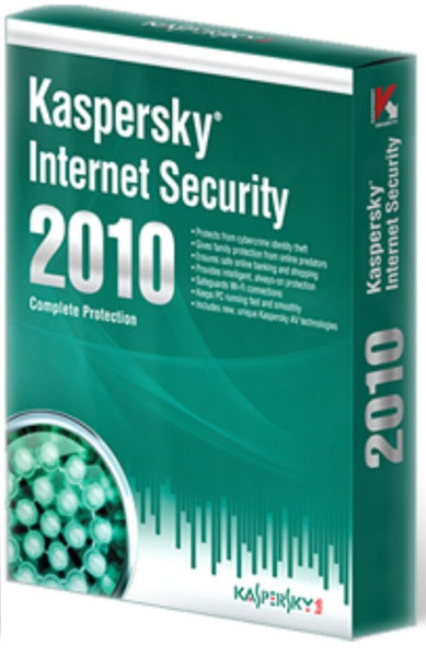 Kaspersky Lab Internet Security 2010, 1u, 2Y, PL 1пользов. 2лет POL