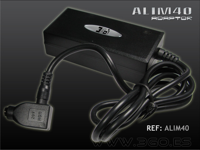 3GO ALIM40 Black power adapter/inverter